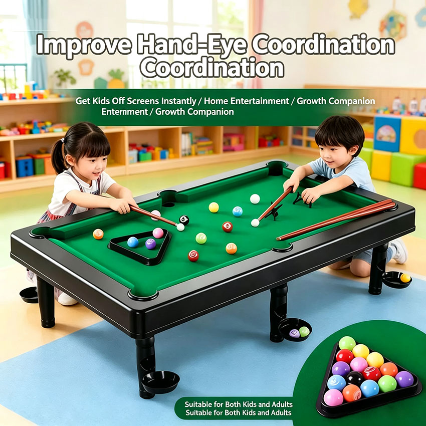 Board Game Logo - Billiards Toy Table, Home Use Indoor