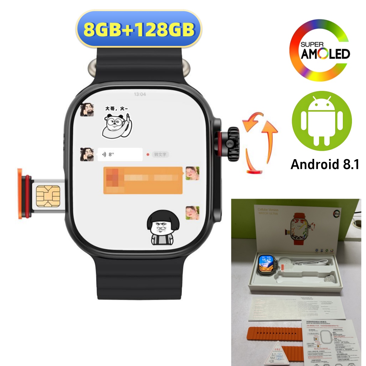 Board Game The Sims - CDS9 Ultra 4G Android Smart Watch