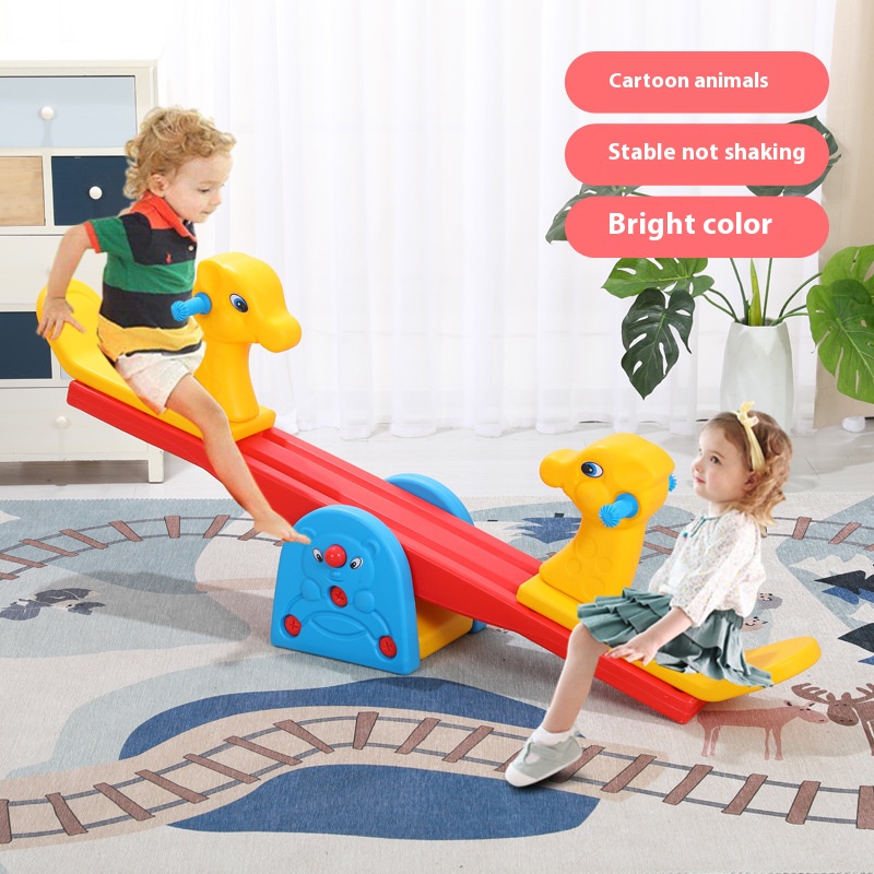 Board Game Idea - Outdoor Countyard Animal Seesaw Board Toys