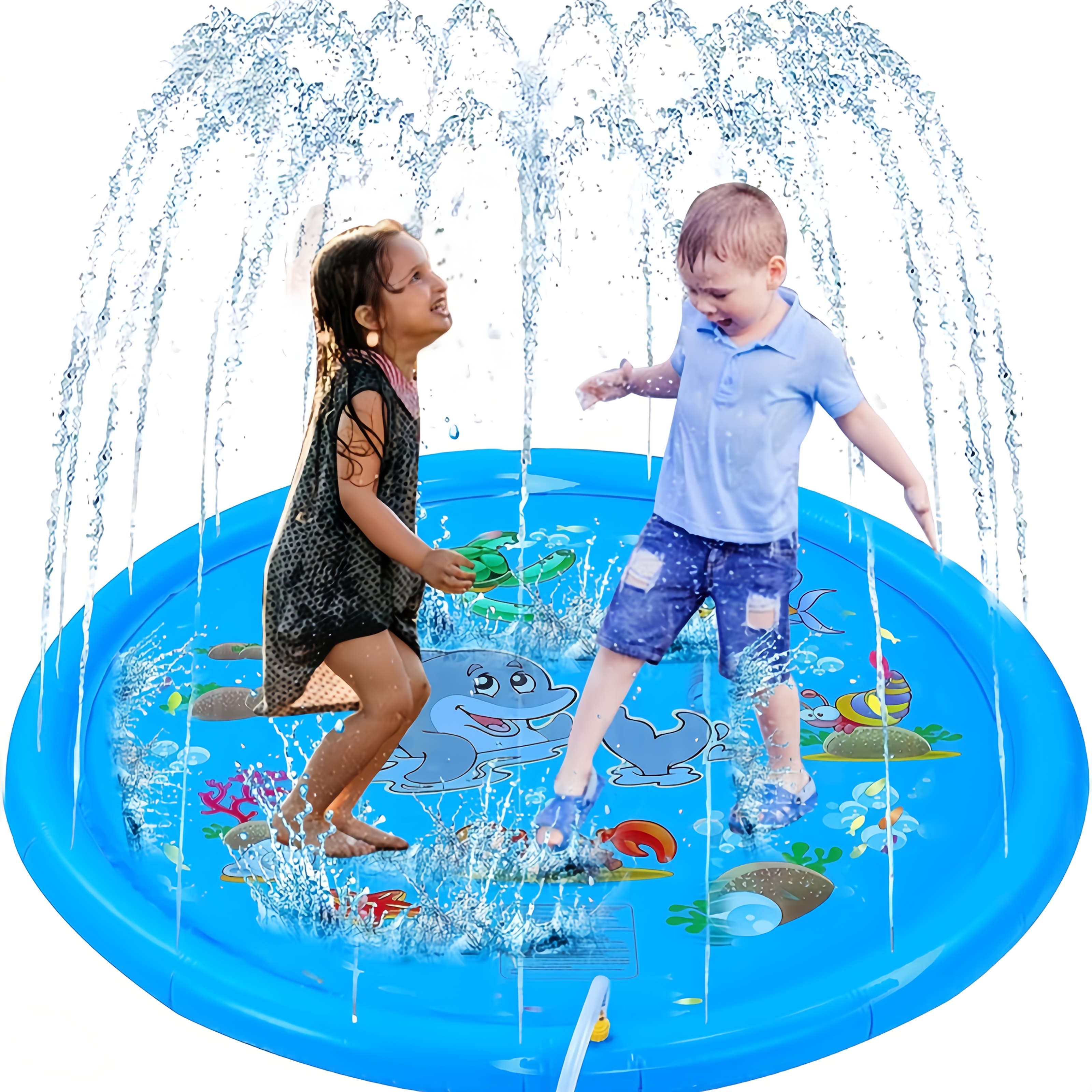 Play Mat Neoprene - PVC Inflatable Splash Pad Sprinkler for