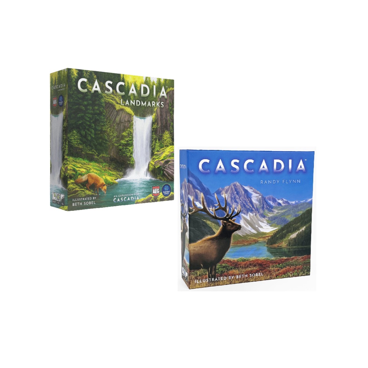 Board Game Sequence - Cascadia Boardgame | Base Game 、Landmarks