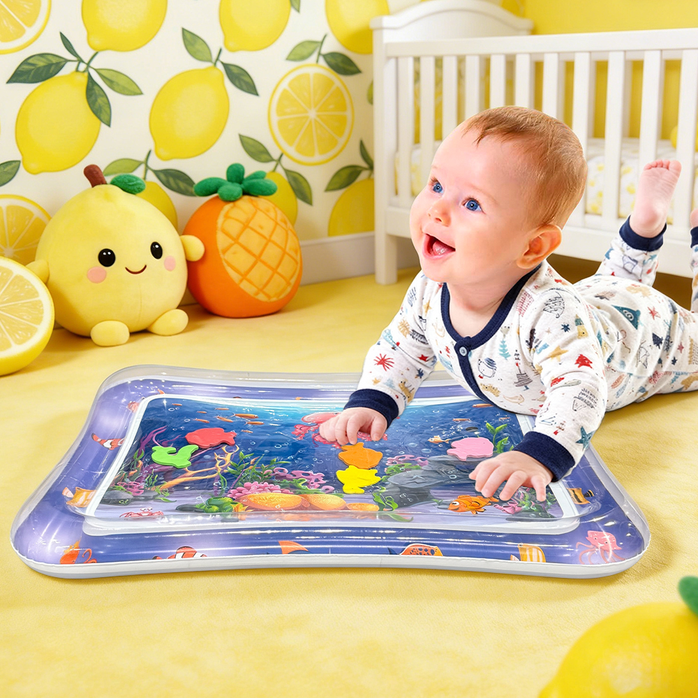 Play Mat Neoprene - 1 Red Octopus Ocean Theme Inflatable