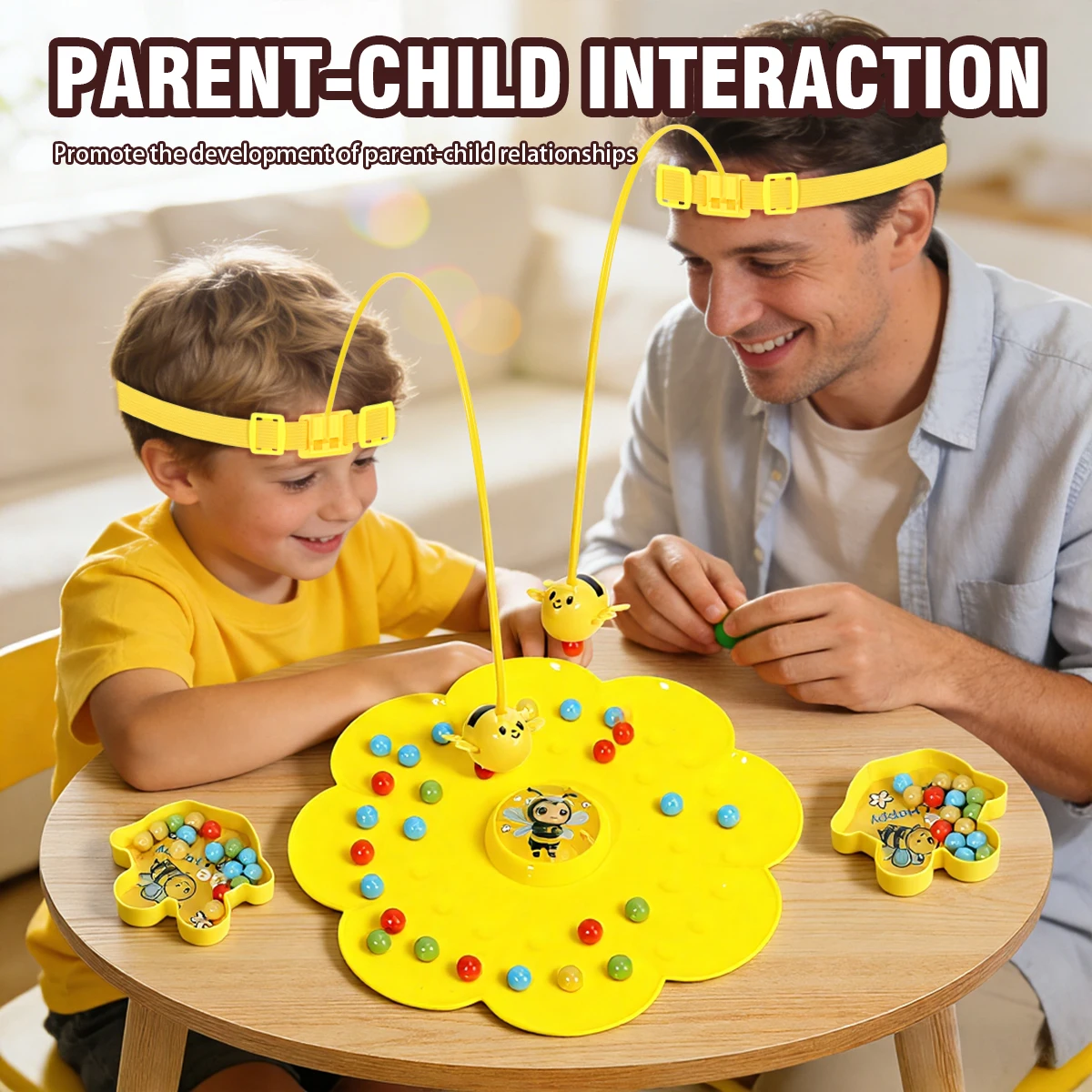 Board Game Logo - 1 set of cute bee-shaped board