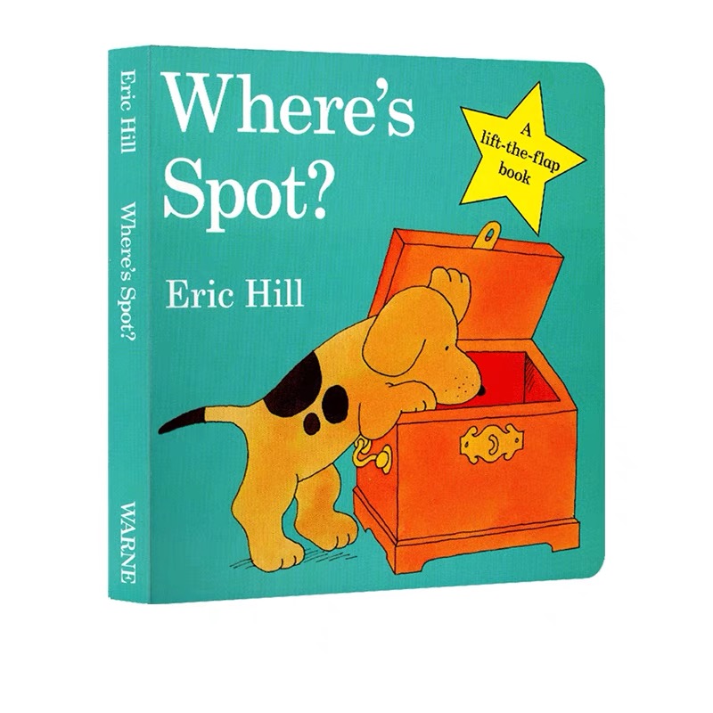 Board Game History - Where's Spot? Lift-the-Flap Card Books, Interactive