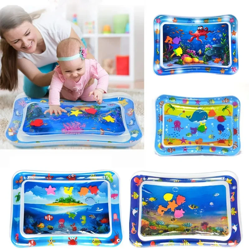 Play Mat Neoprene - Children Inflatable Water Pad Anti-shock Mat