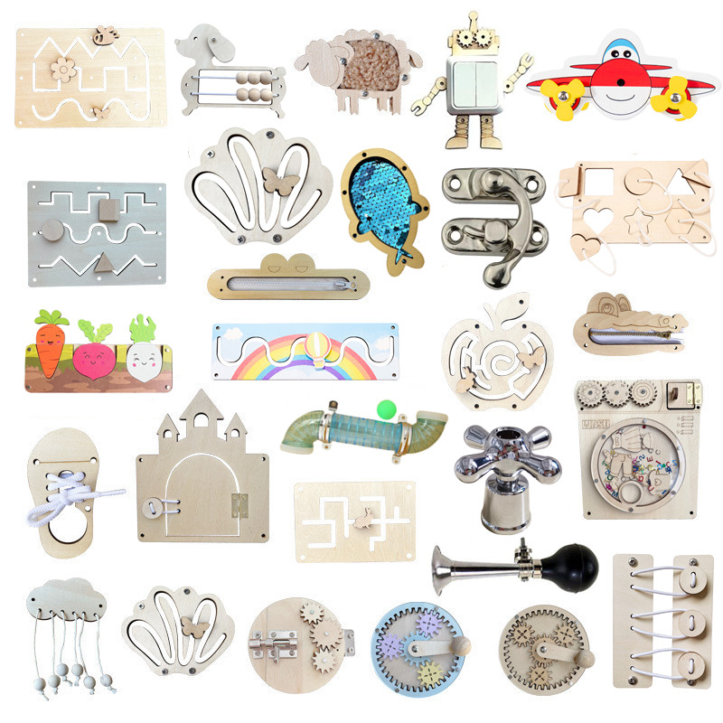 Board Game Idea - Kids Busy Board DIY Accessories Baby