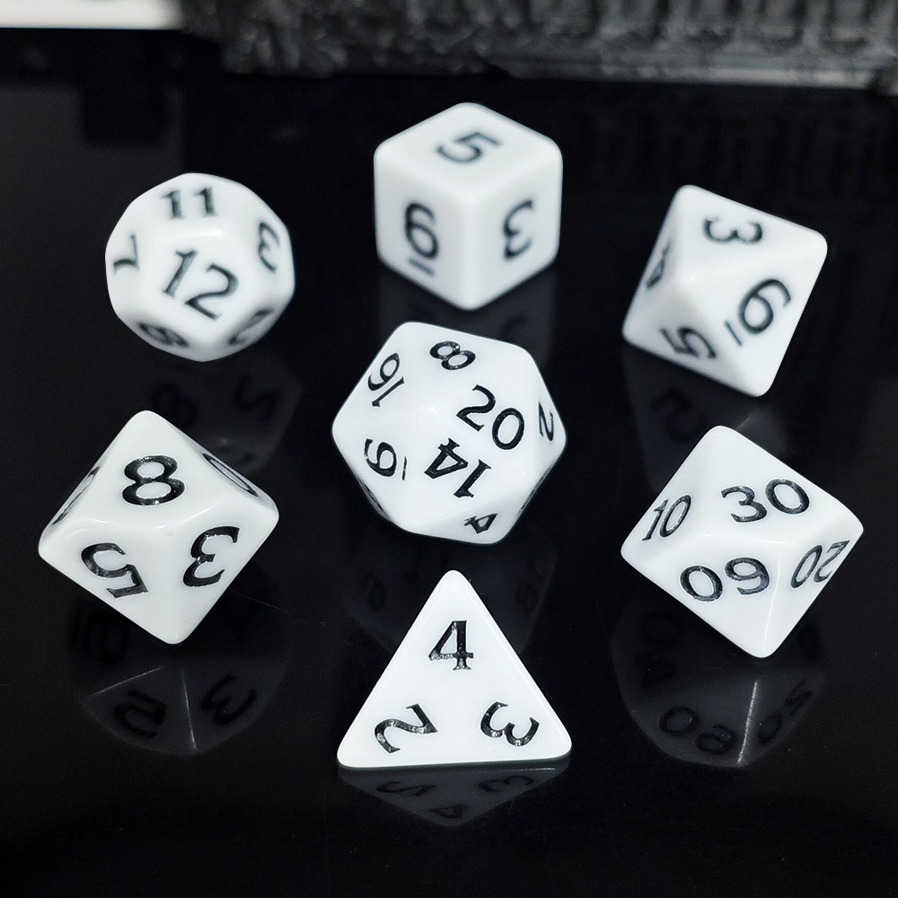 Board Game Digital - 7Pcs/set Acrylic Dice Set Board Games