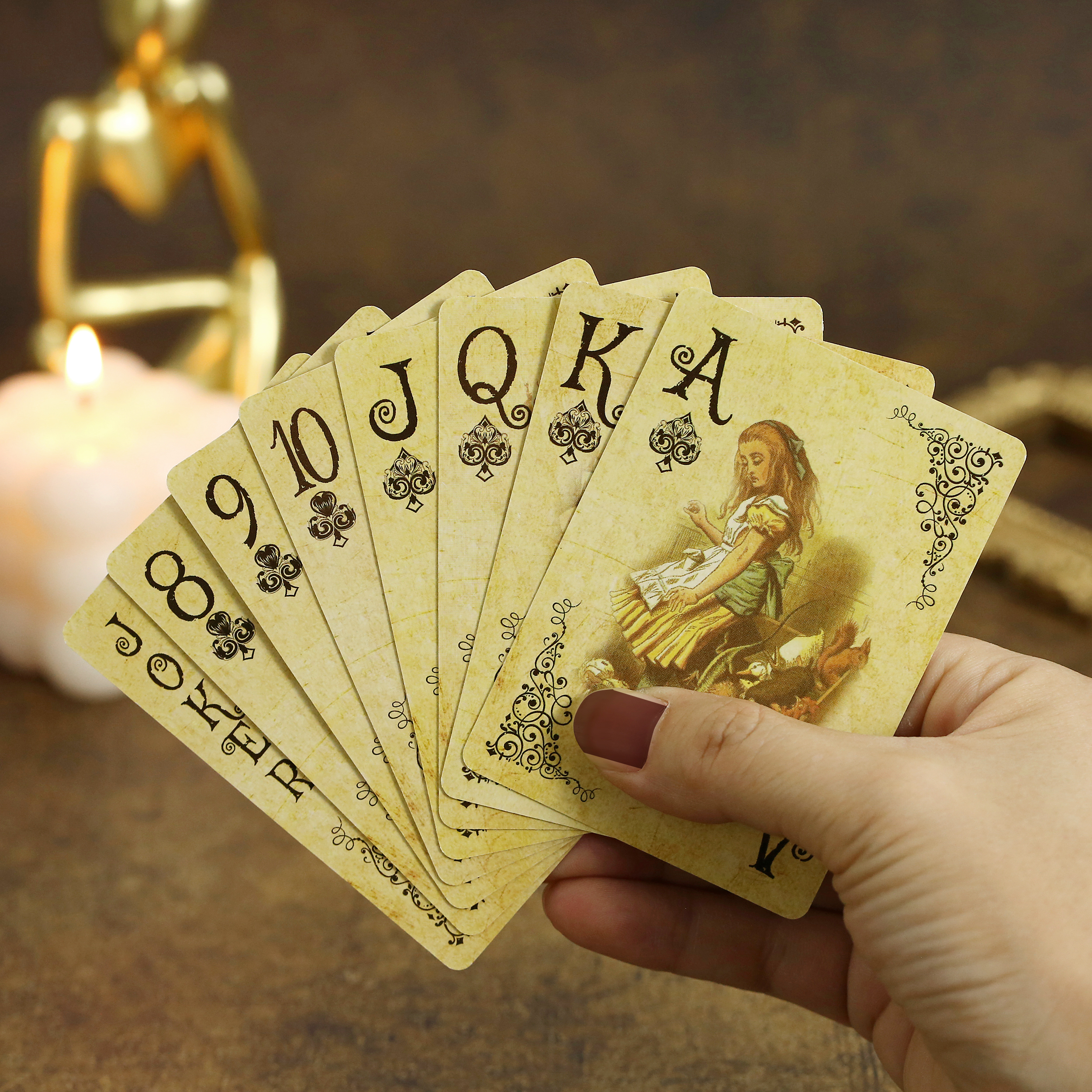 Board Game Vintage - ​1Set Vintage Style Playing Cards Alice