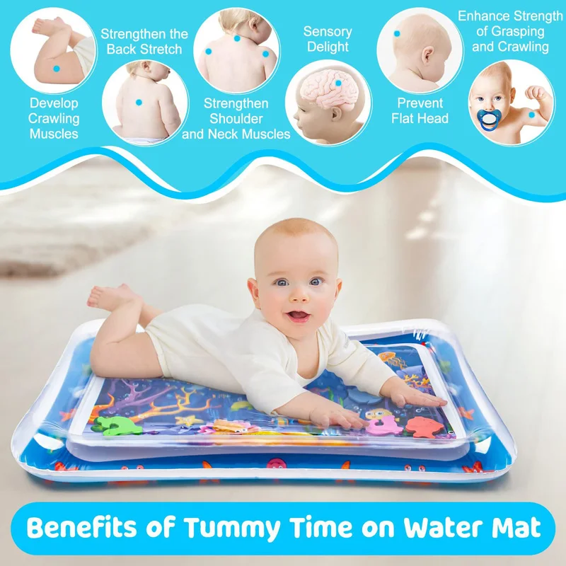 Play Mat Neoprene - Baby Water Play Mat Inflatable Cushion