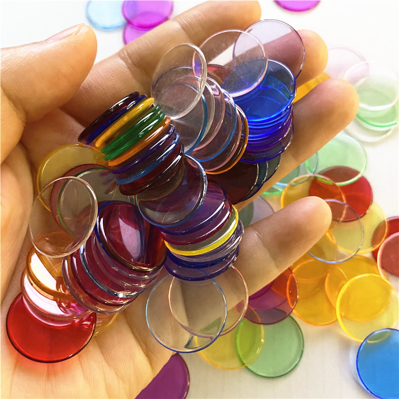 100pcs 19mm Transparent Chips  – Board Game Hegemony recenzja i cena