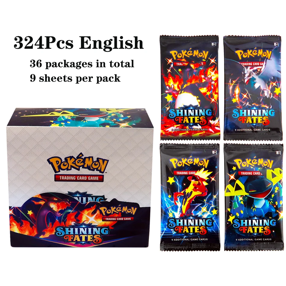 324Pcs/box Pokemon TCG: Shinin – Board Game History recenzja i cena