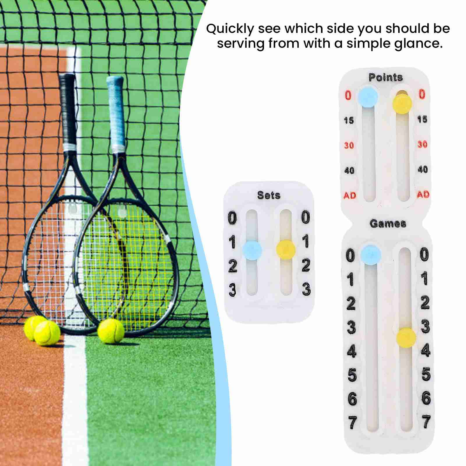 Tennis Score Keeper for Racket – Board Game Ranking recenzja i cena