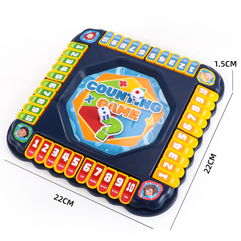 Blue Number Flip Tabletop Game – Board Game Logo recenzja i cena