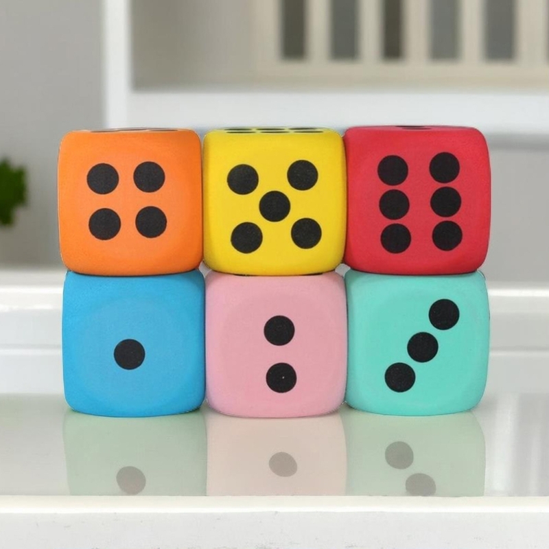 8cm Large Foam Dices Soft Six  – Board Game Digital recenzja i cena