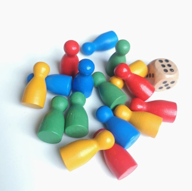 100 Pcs Colorful Wooden Chess  – Board Game Hegemony recenzja i cena