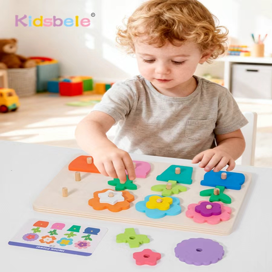 Montessori DIY Wooden Flower P – Board Game Idea recenzja i cena