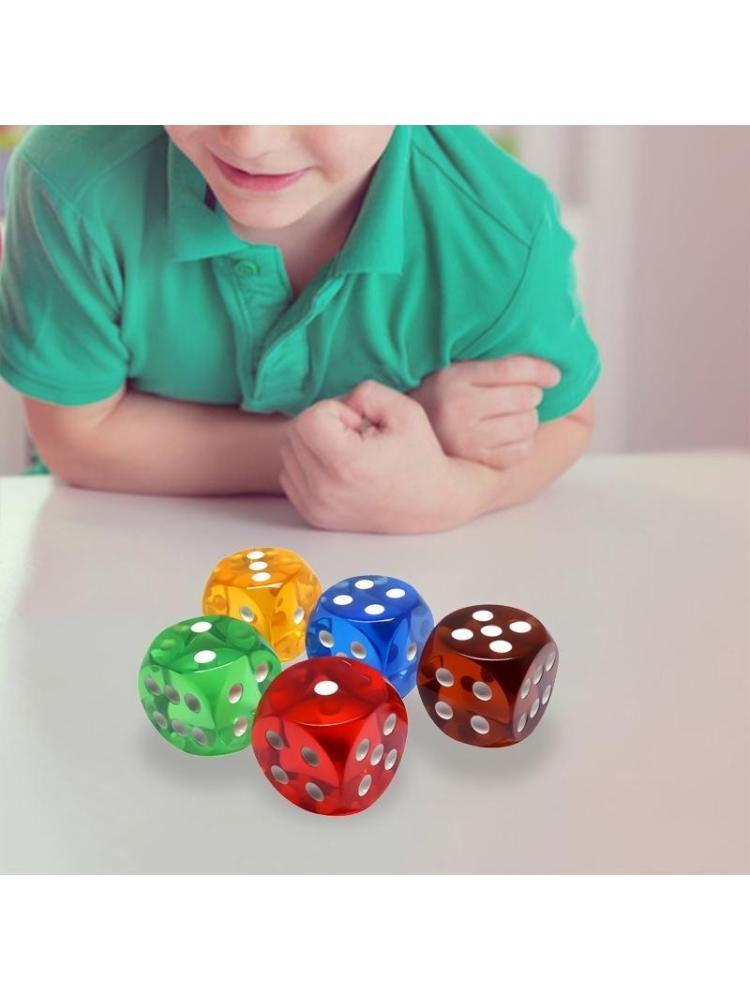 5 Pcs 25mm Transparent Dices 6 – Board Game Loop recenzja i cena