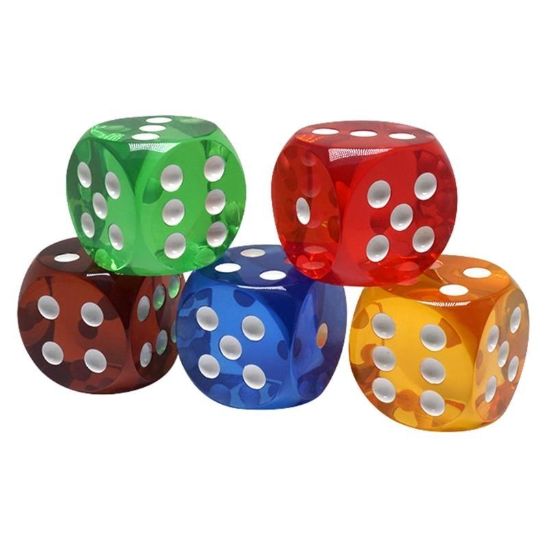 5 Pcs 25mm Transparent Dices 6 – Board Game Loop recenzja i cena