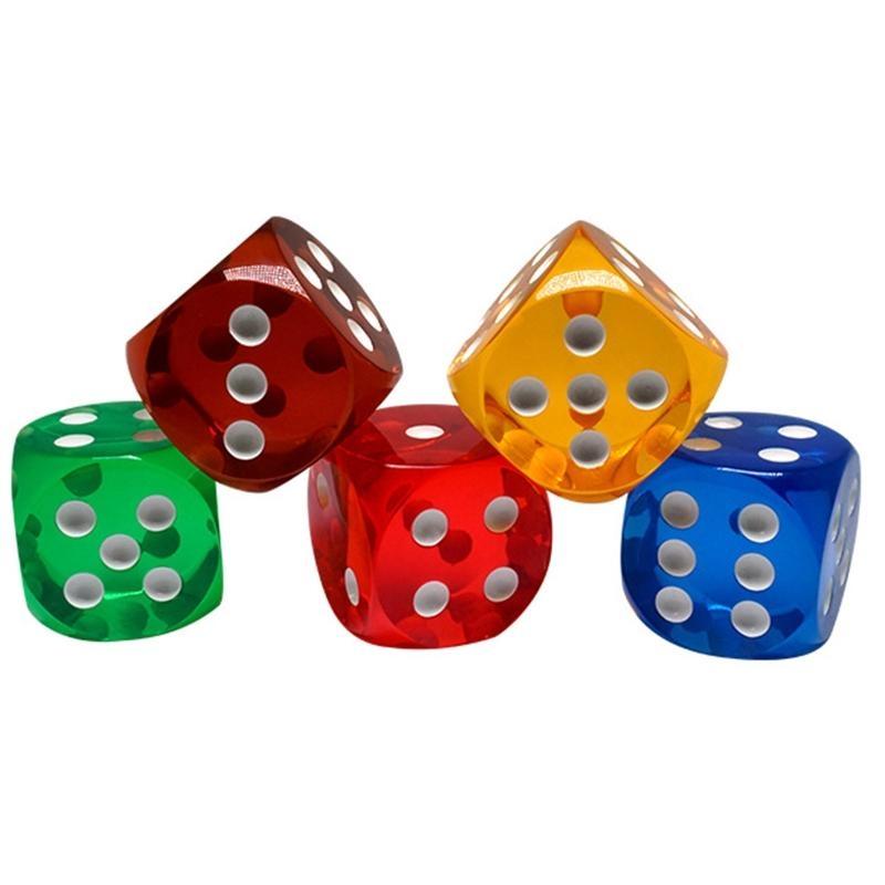 5 Pcs 25mm Transparent Dices 6 – Board Game Loop recenzja i cena