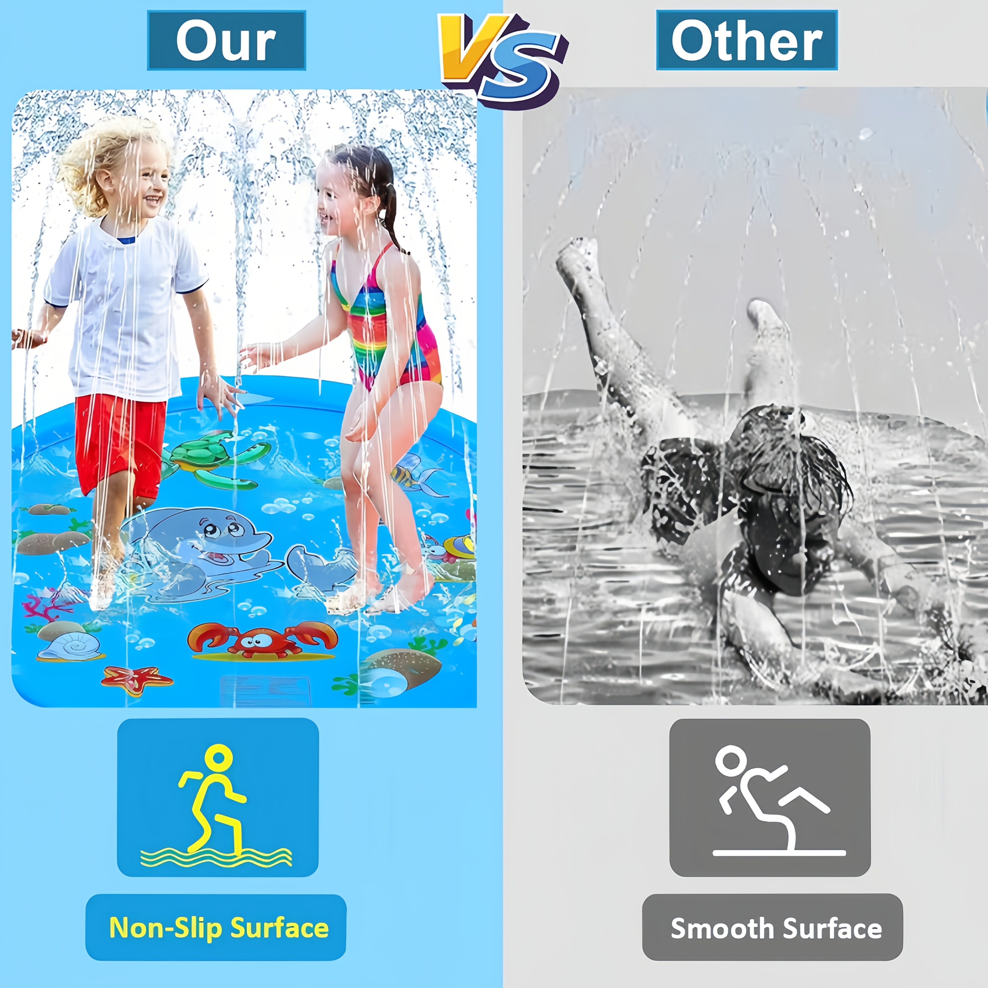 PVC Inflatable Splash Pad Spri – Play Mat Neoprene recenzja i cena