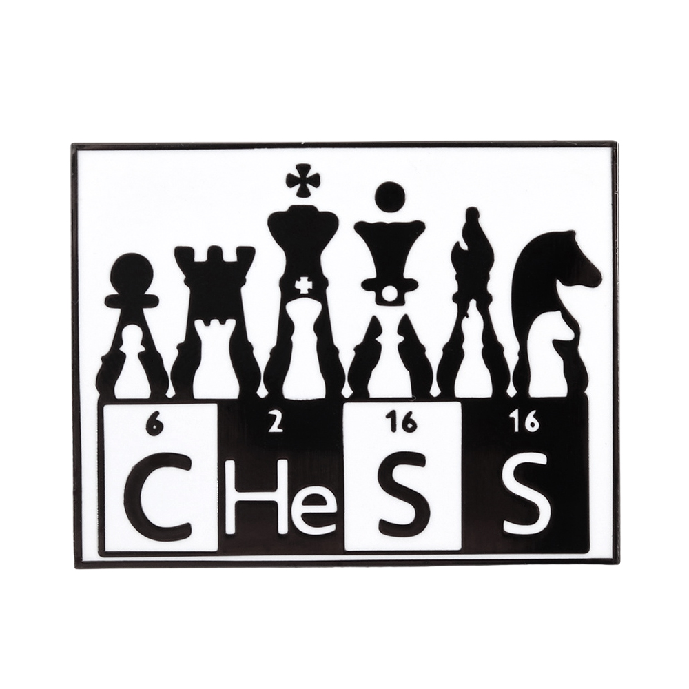C-He-S-S Logo Funny Chess Set  – Board Game Logo recenzja i cena