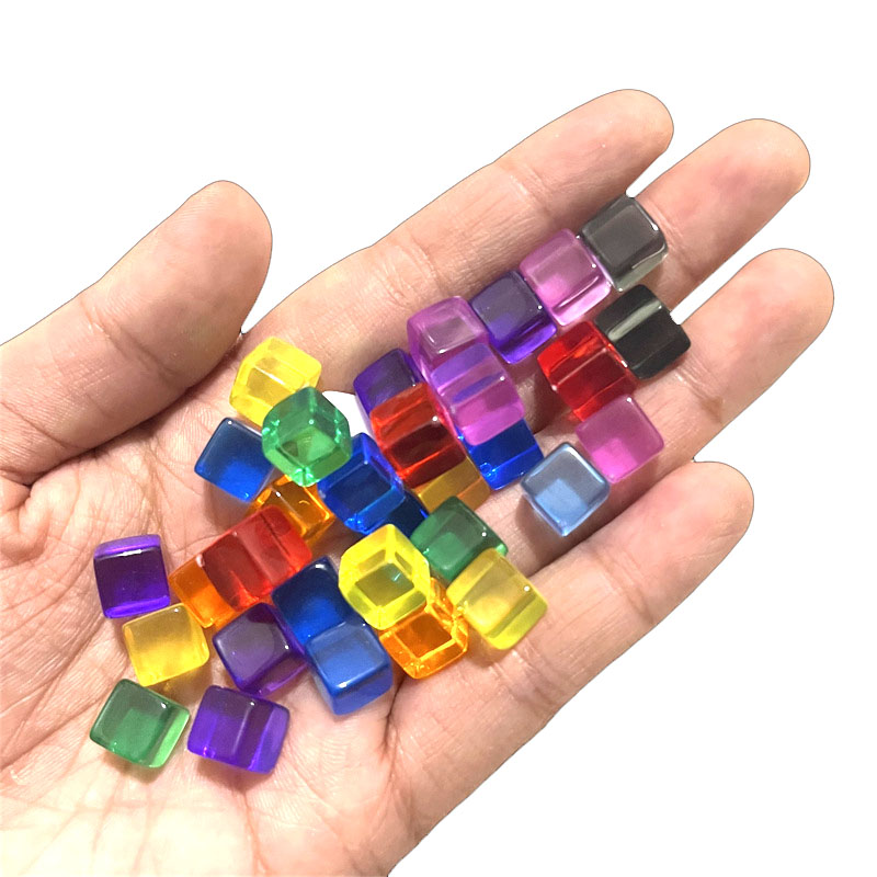100pcs/set 8mm Clear Cube Dice – Board Game Hegemony recenzja i cena