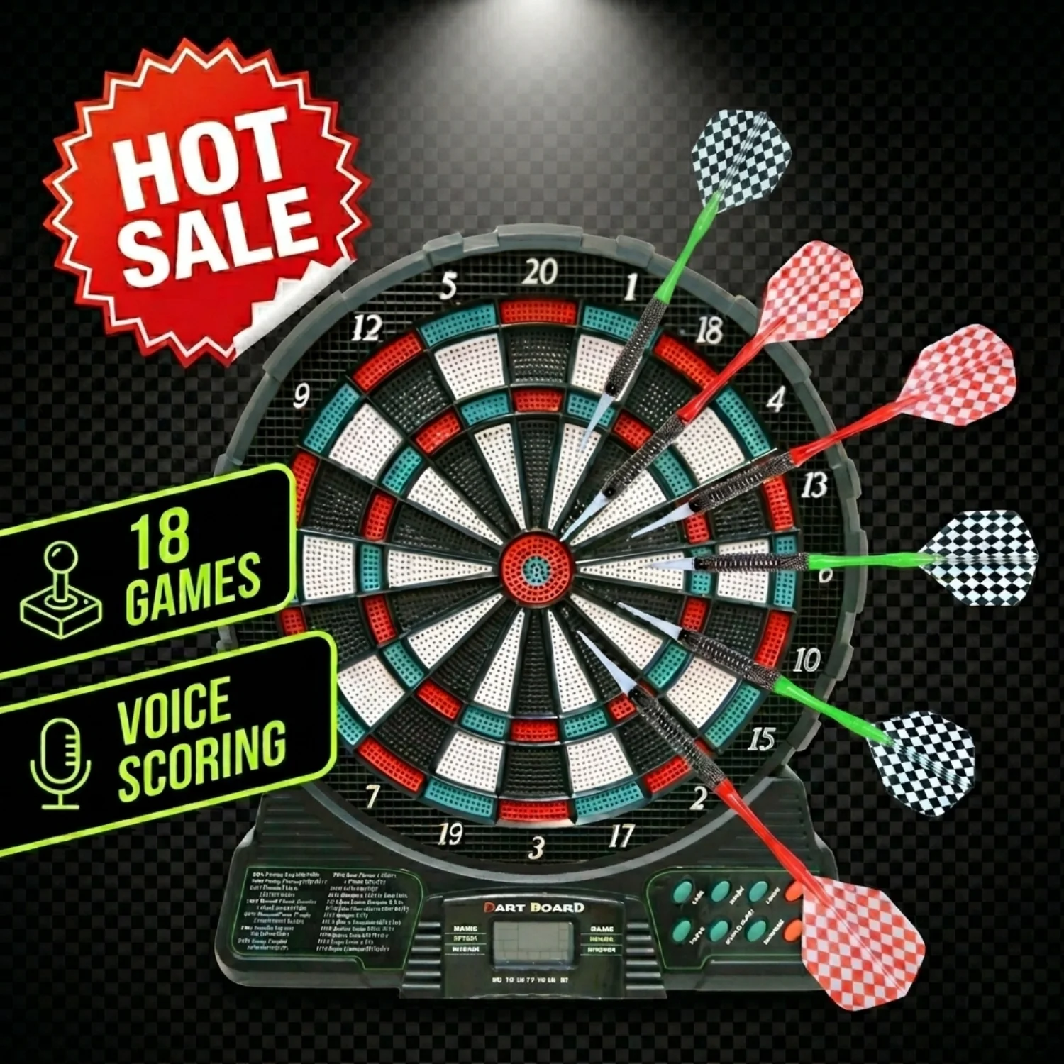 DartVibe Electronic Dart Board – Board Game Ranking recenzja i cena