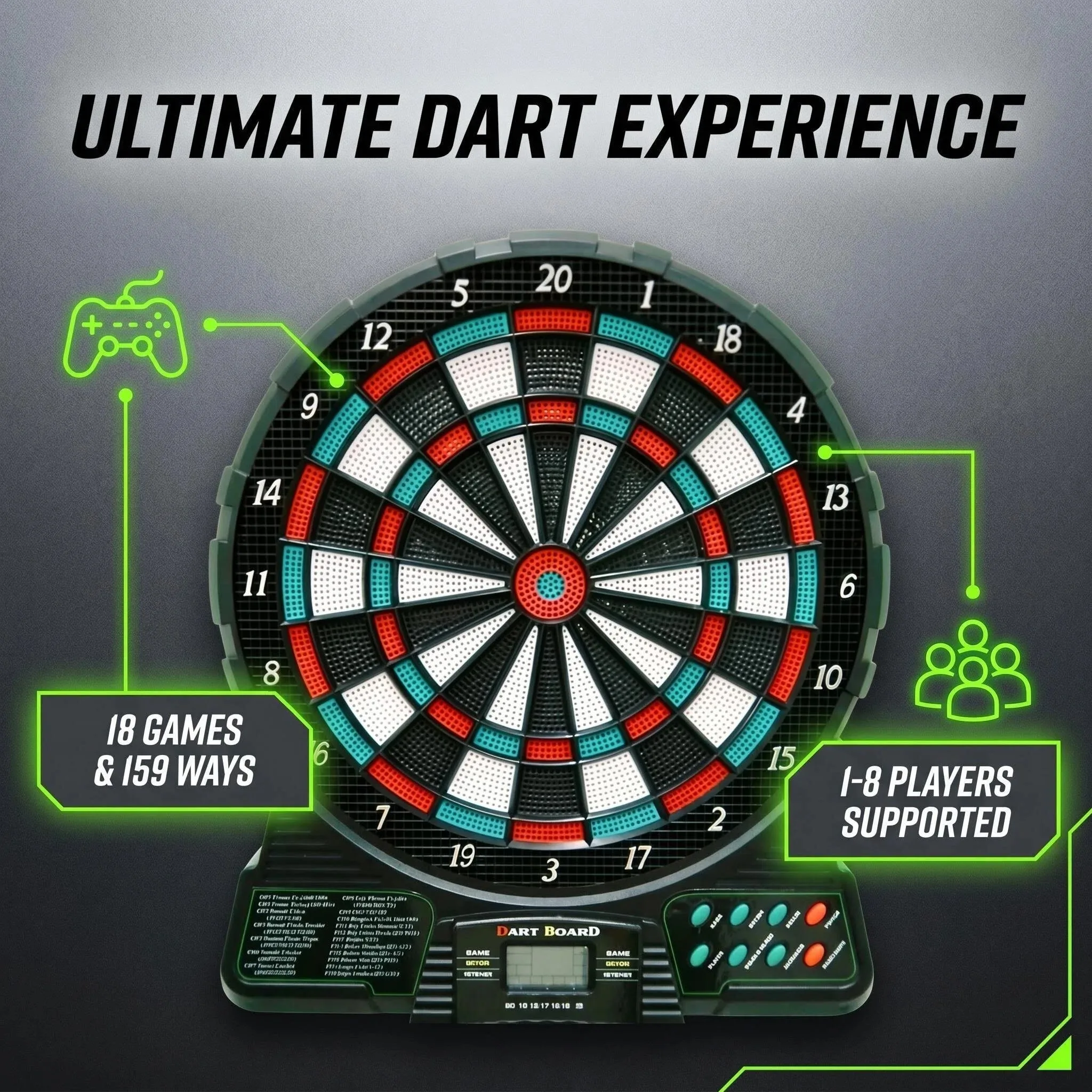 DartVibe Electronic Dart Board – Board Game Ranking recenzja i cena