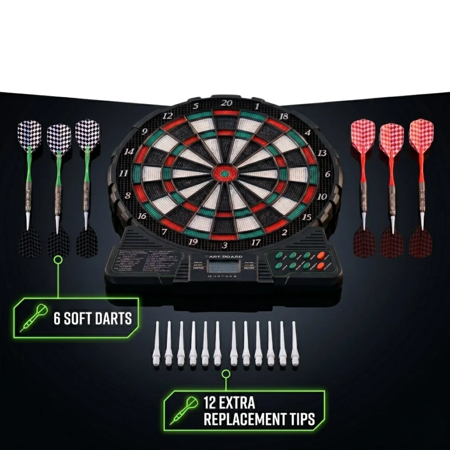 DartVibe Electronic Dart Board – Board Game Ranking recenzja i cena