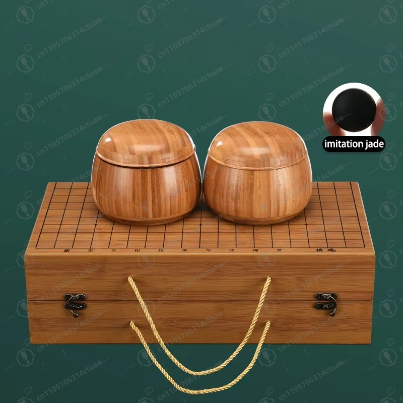 19x19 Inch Natural Bamboo & Wo – Board Game Go recenzja i cena