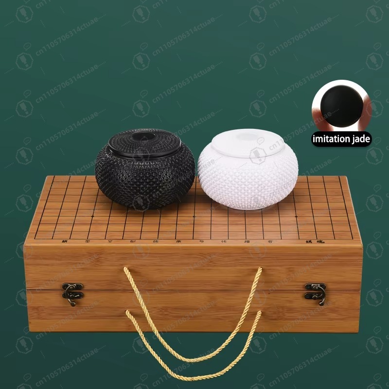 19x19 Inch Natural Bamboo & Wo – Board Game Go recenzja i cena