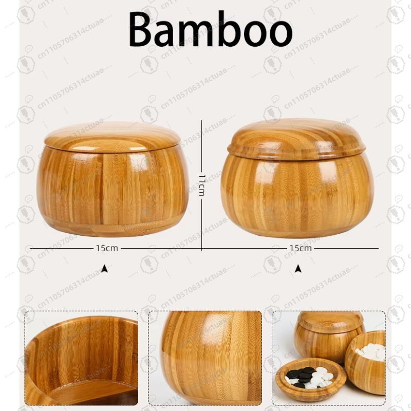 19x19 Inch Natural Bamboo & Wo – Board Game Go recenzja i cena