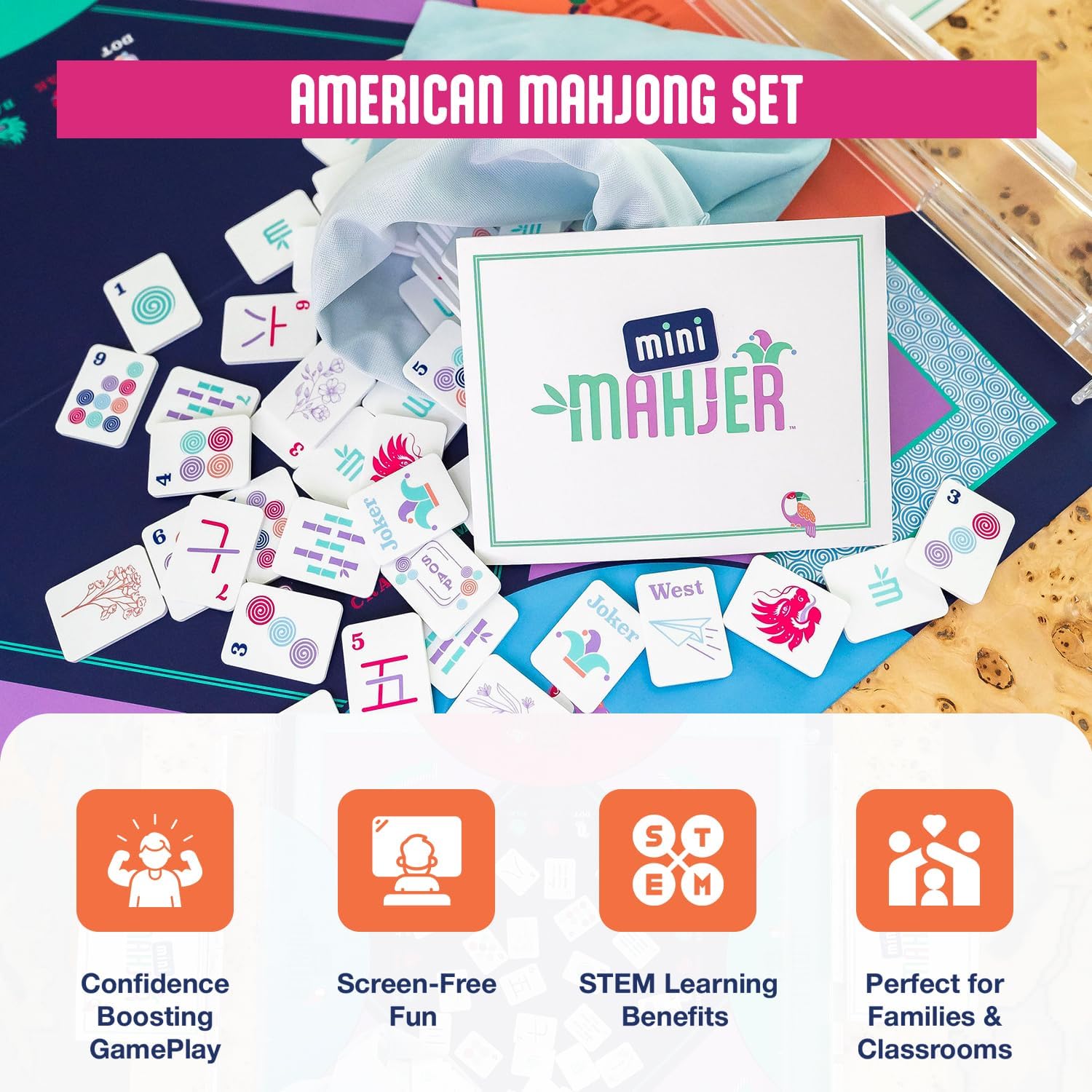 American Mahjong Starter Set f – Play Mat Neoprene recenzja i cena