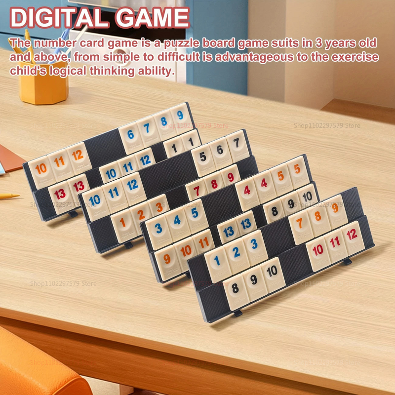 2026 New Rummy Cube Game Set w – Board Game Sequence recenzja i cena
