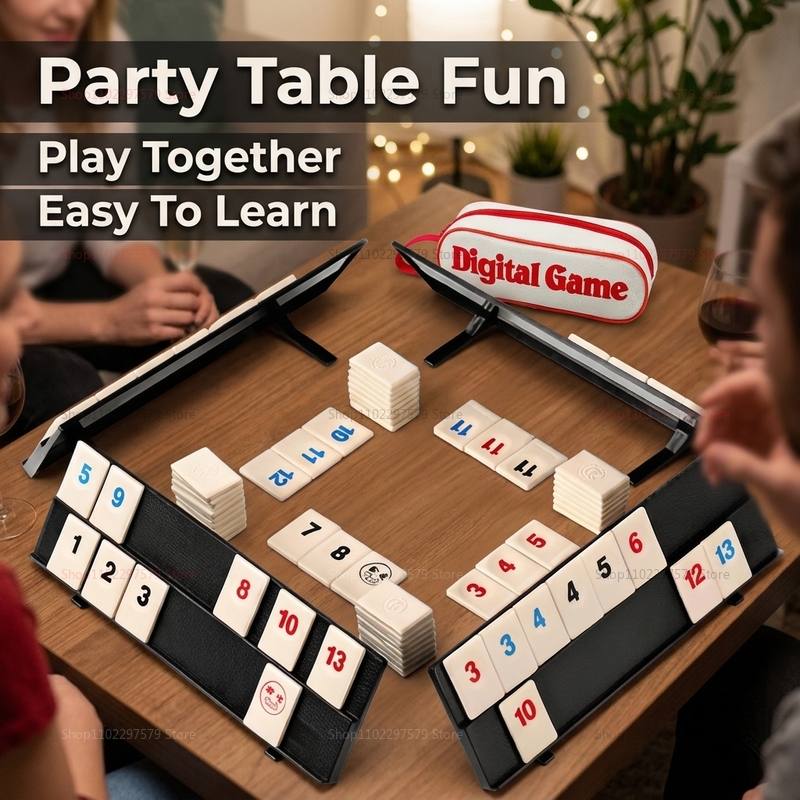 2026 New Rummy Cube Game Set w – Board Game Sequence recenzja i cena