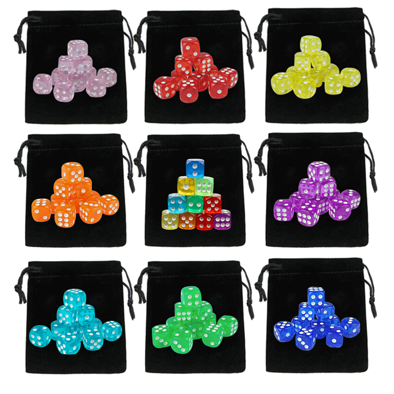 10Pcs Dices with Drawstring Di – Board Game Loop recenzja i cena