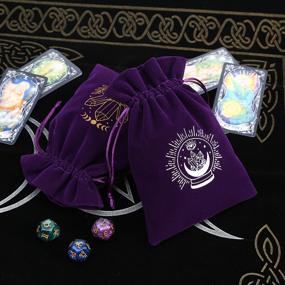 5Pcs Tarot Storage Velvet Bag  – Board Game History recenzja i cena