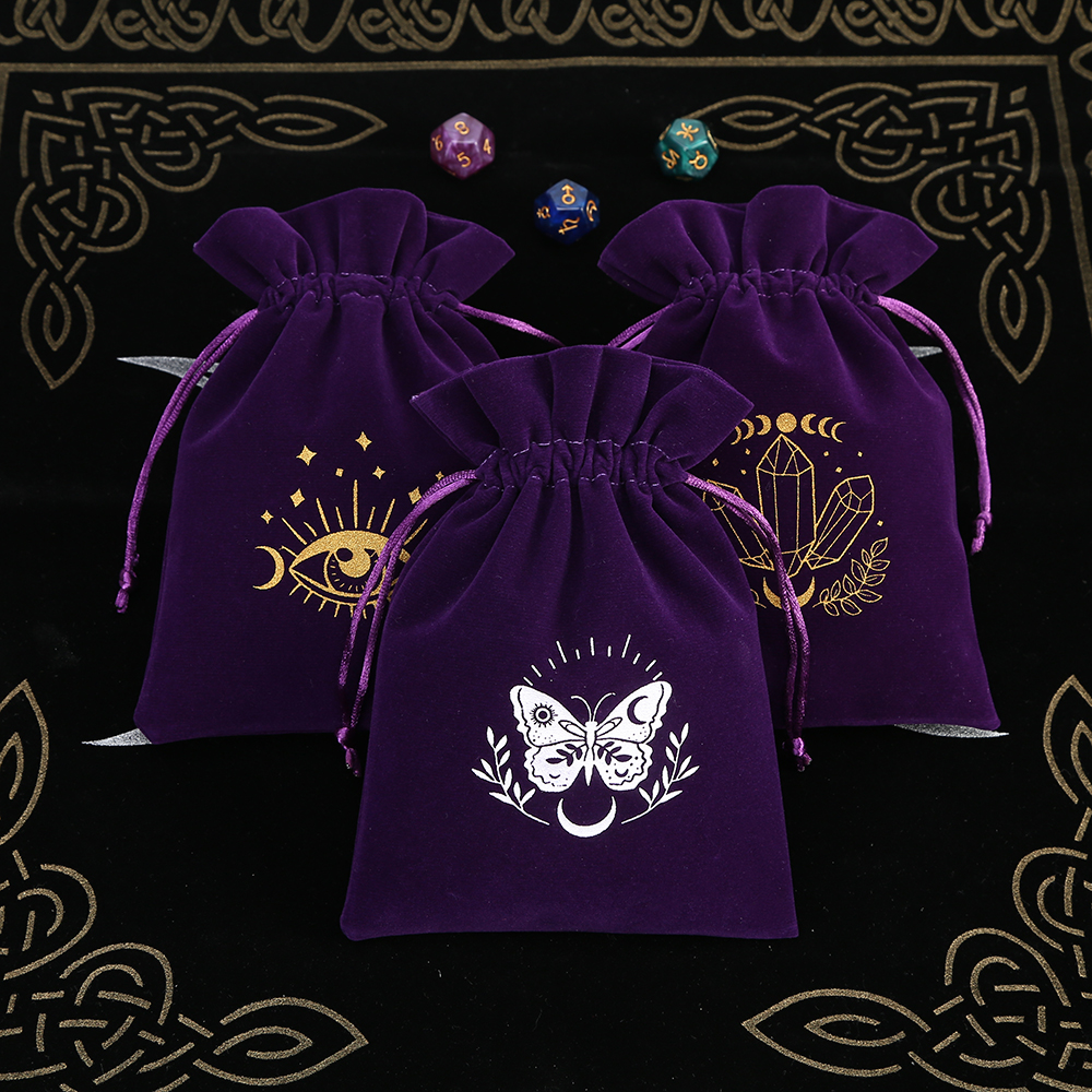 5Pcs Tarot Storage Velvet Bag  – Board Game History recenzja i cena