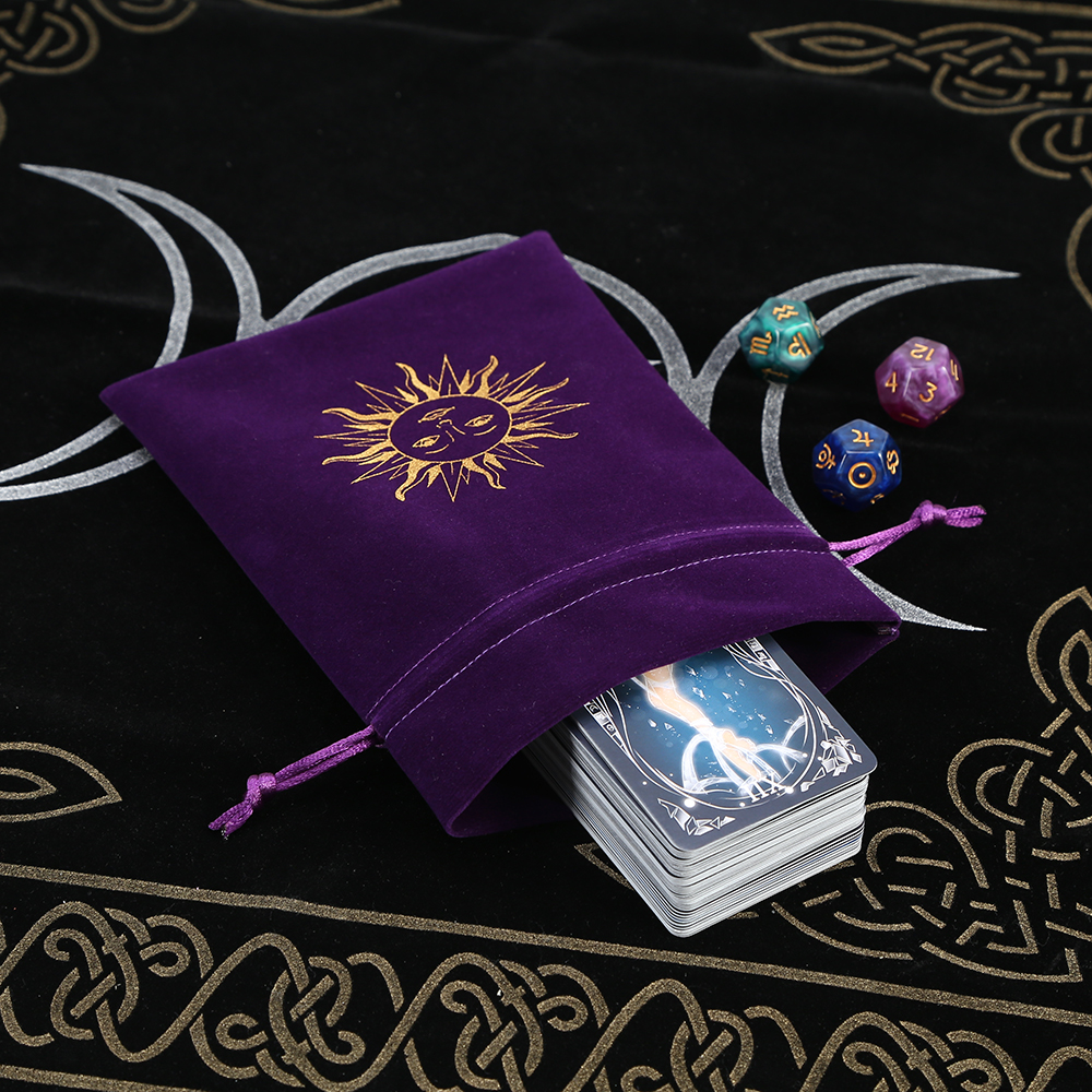 5Pcs Tarot Storage Velvet Bag  – Board Game History recenzja i cena