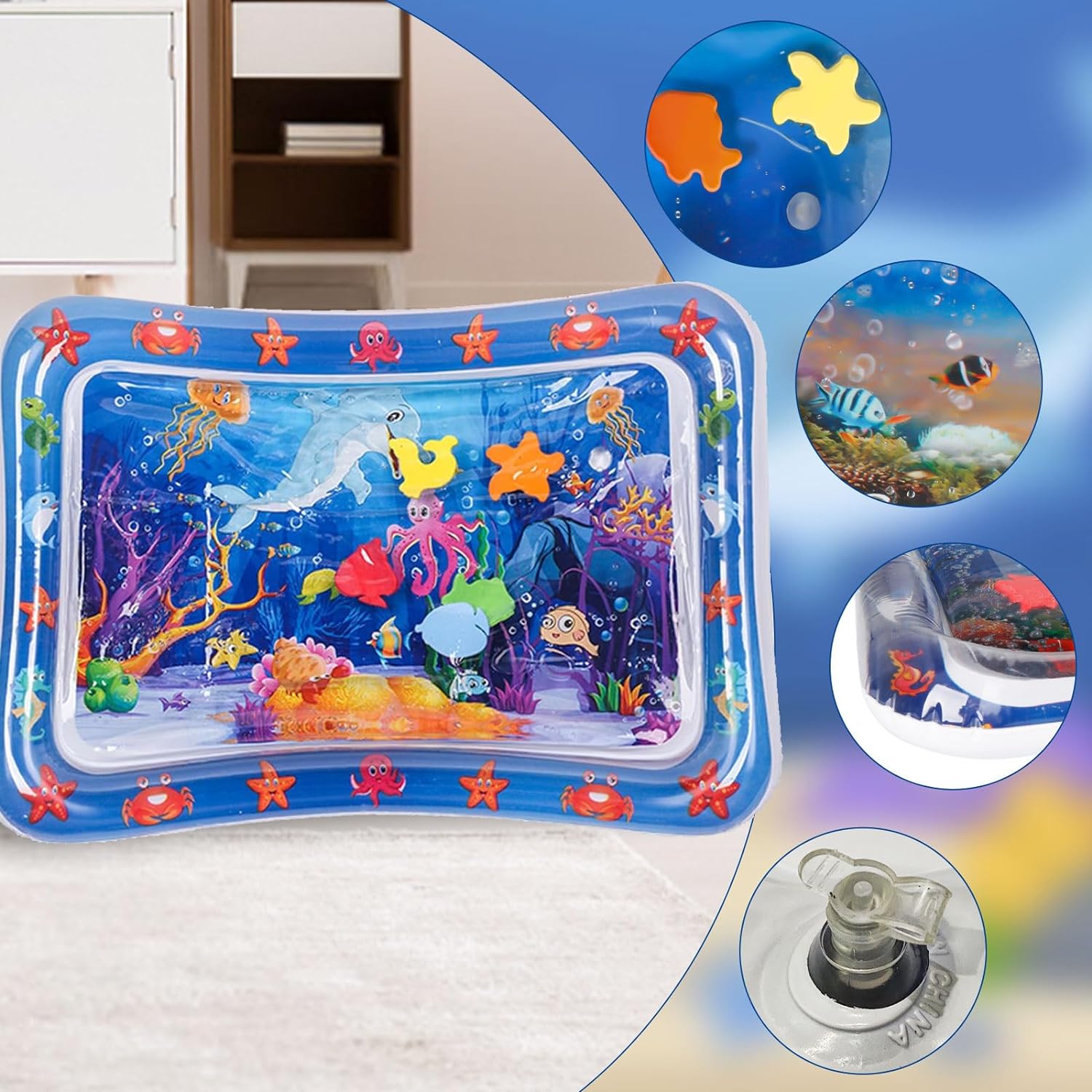 Baby Water Play Mat Inflatable – Play Mat Neoprene recenzja i cena