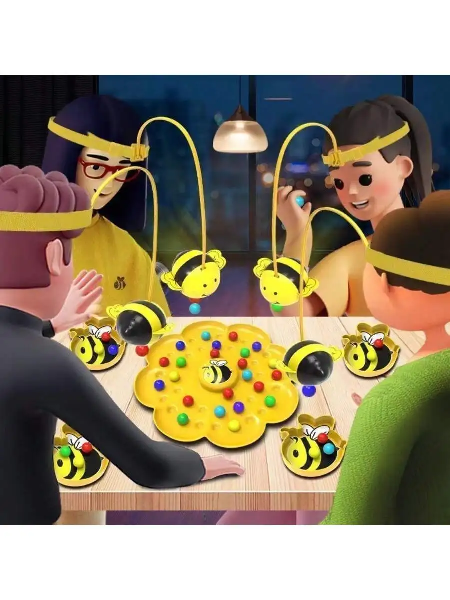 1 set of cute bee-shaped board – Board Game Logo recenzja i cena