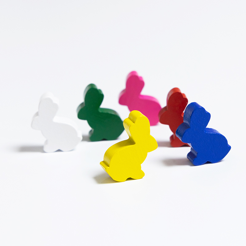 100PCS Cute Rabbit Meeple, 25m – Board Game Hegemony recenzja i cena