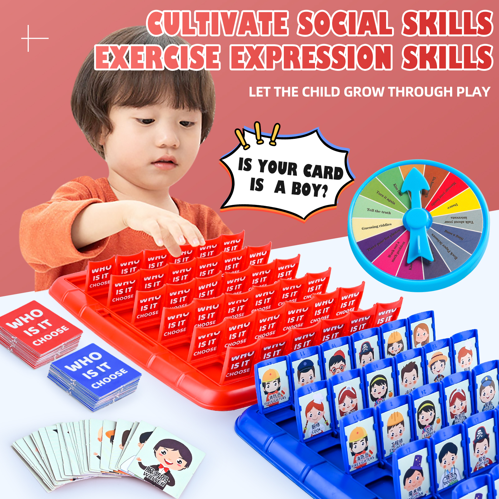 Guess Who I Am, Children'S Puz – Board Game Idea recenzja i cena