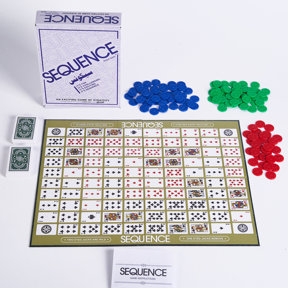 Adult Casual Table Games Arabi – Board Game Sequence recenzja i cena