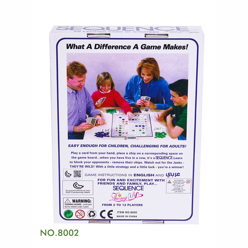 Adult Casual Table Games Arabi – Board Game Sequence recenzja i cena