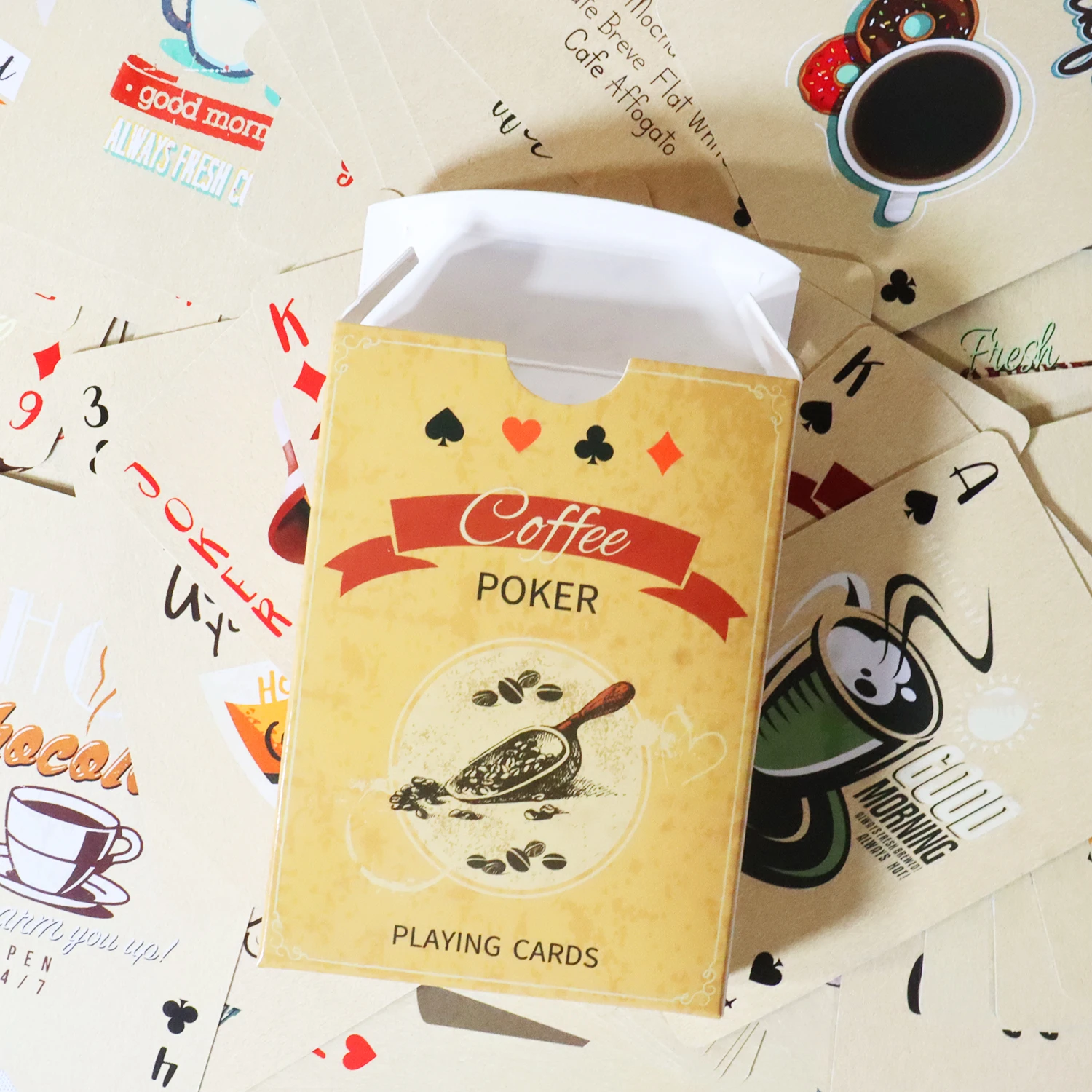 Coffee Paper Playing Cards Vin – Board Game Vintage recenzja i cena