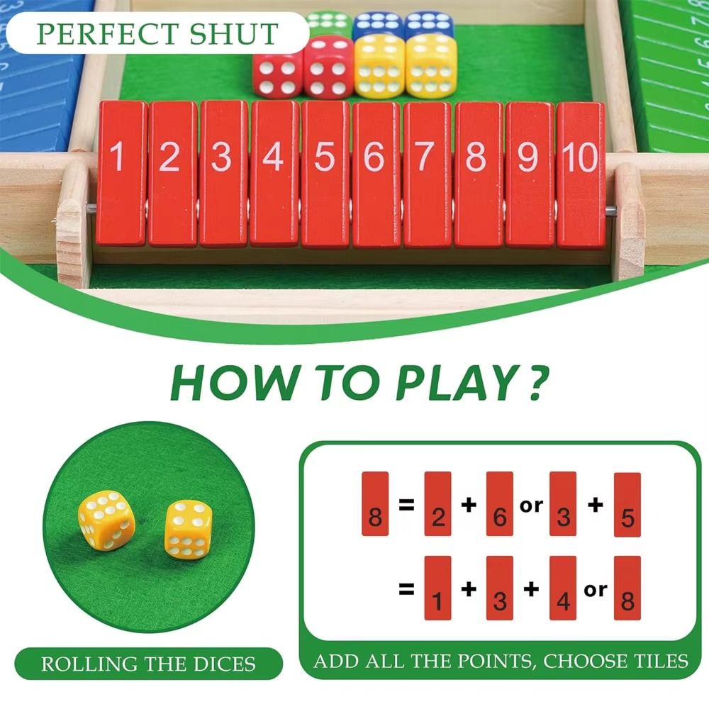 Shut The Box Table Board Game  – Board Game Digital recenzja i cena