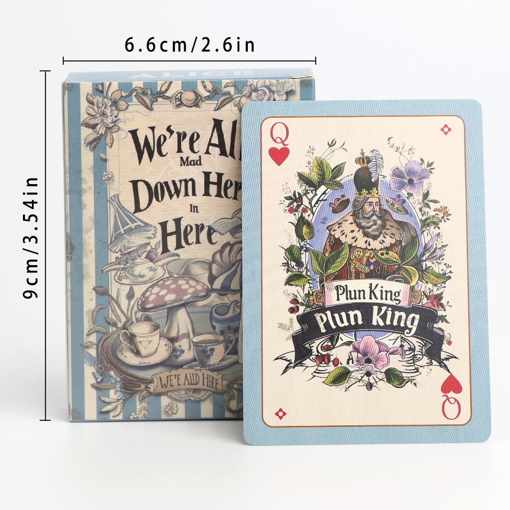 1/2pcs, vintage Alice card dec – Board Game Vintage recenzja i cena