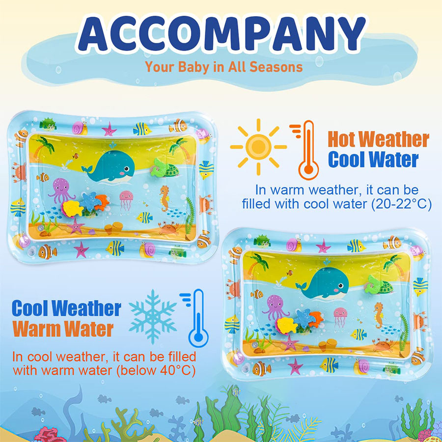 Baby Water Play Mat Inflatable – Play Mat Neoprene recenzja i cena