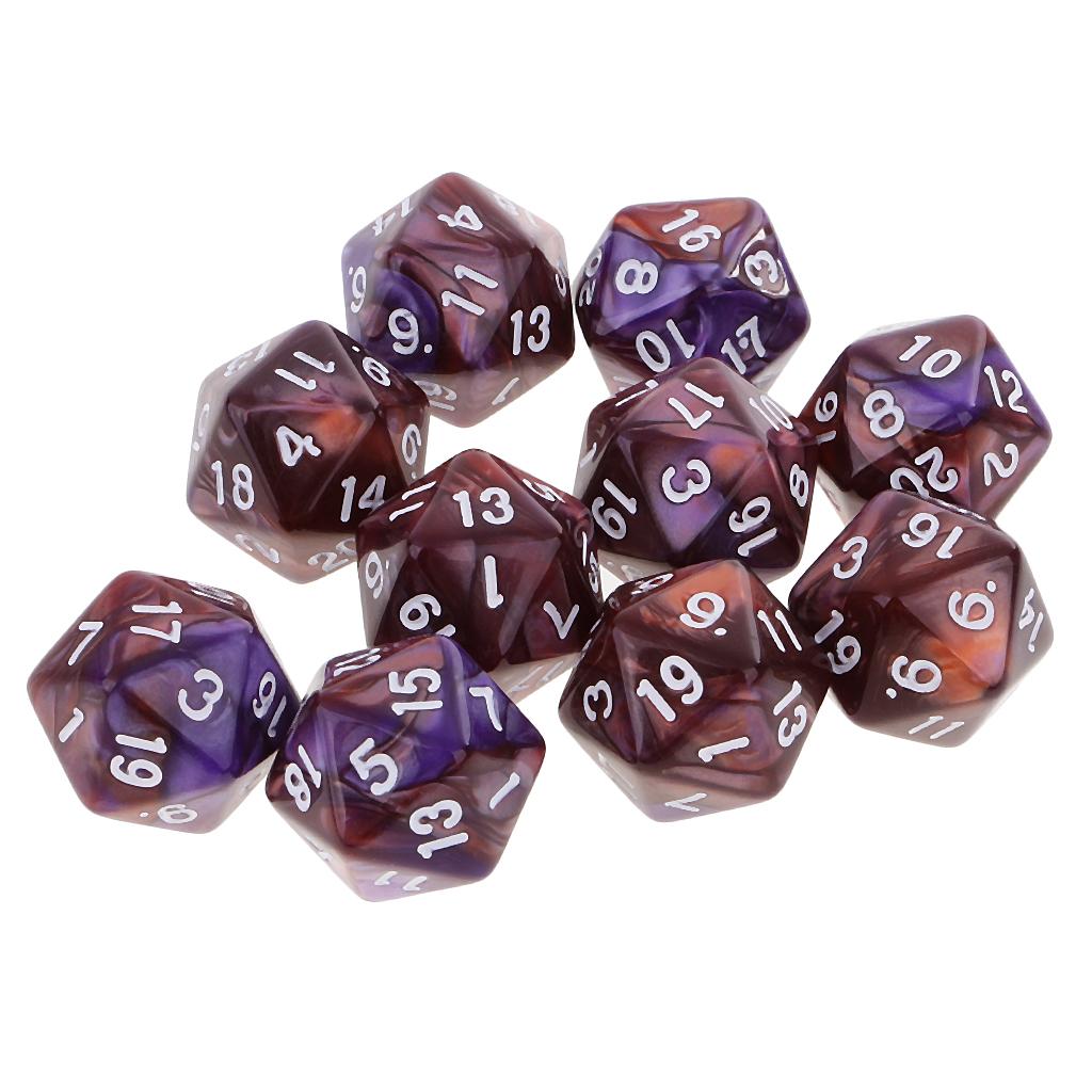10pcs Polyhedral 20 Sided Dice – Board Game Digital recenzja i cena